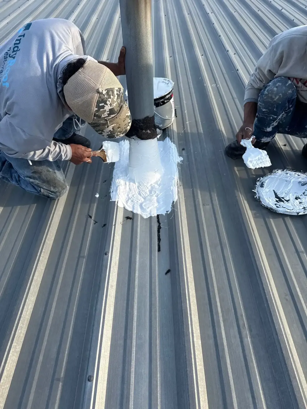 Flashing and seam work in Sawgrass