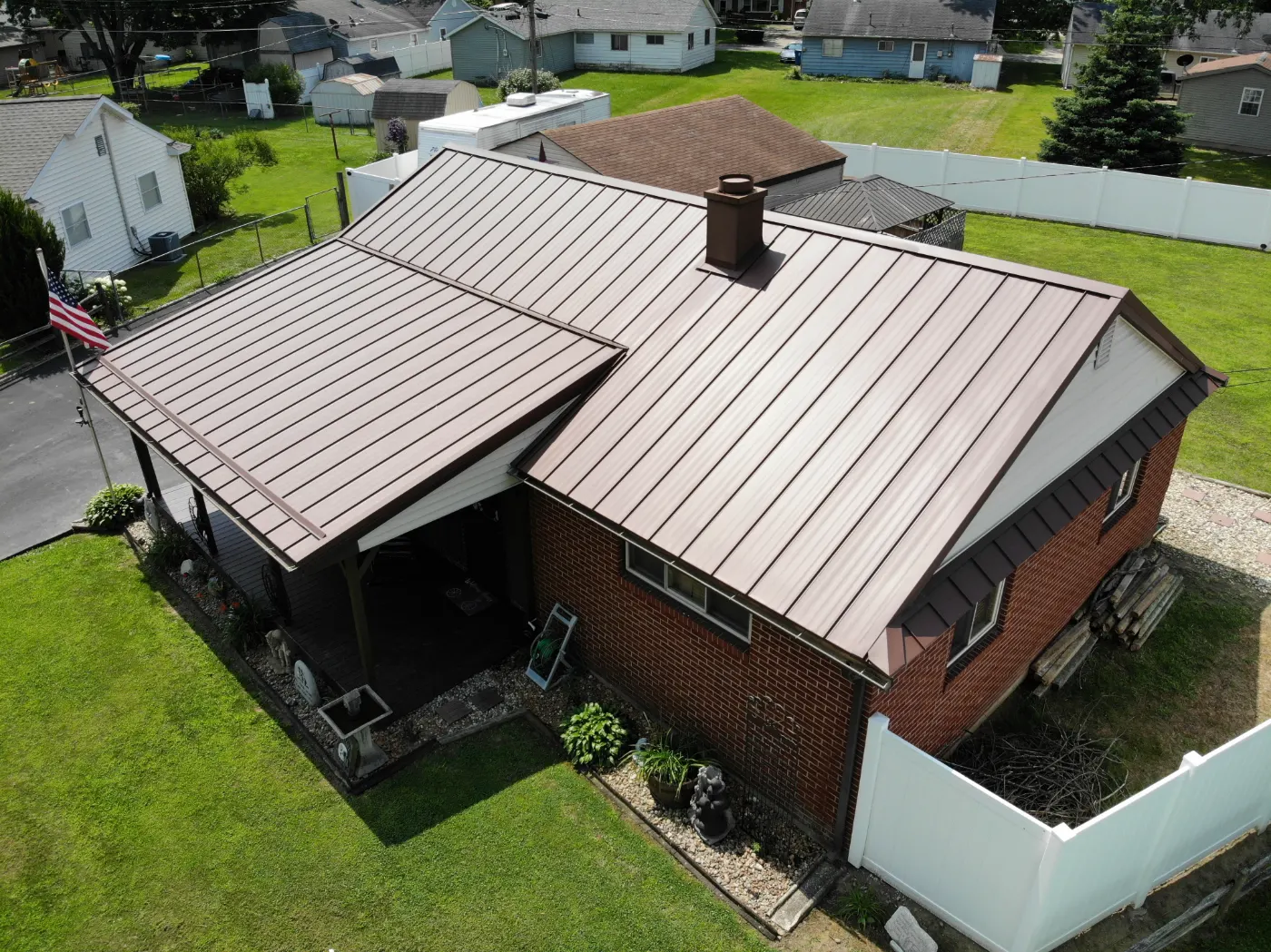 Commercial roof inspection documented in Sawgrass